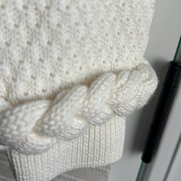 Cream bow detail knit cardigan - Picture 3 of 4